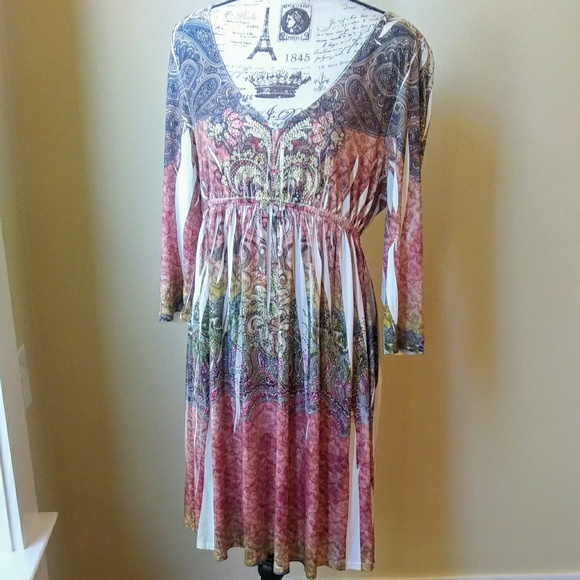 S-Twelve Dresses & Skirts - JUSTIFIED S-Twelve Embellished Empire Line Dress